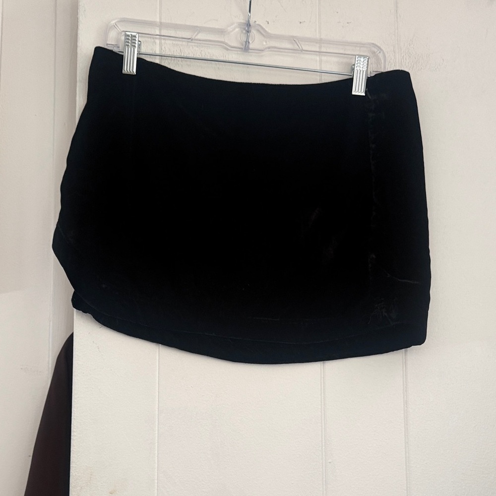 Free People Black Mini Skirt goth whimsygoth skater retro